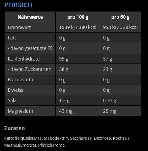 pfirsich-geschmack